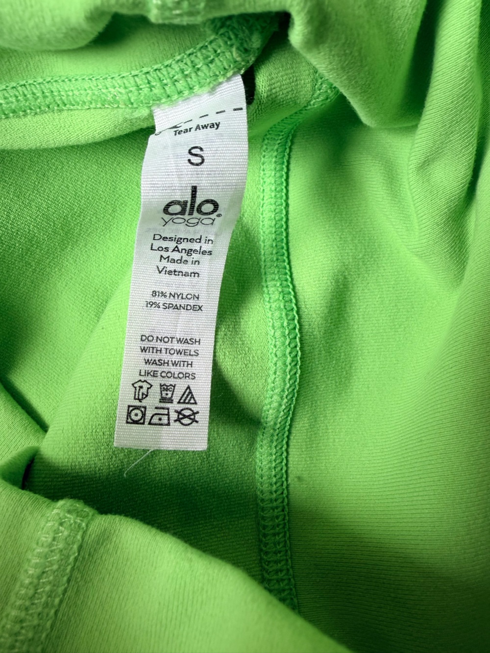 ALO Set - $ 198 - Airbrush Real Bra Tank & Airbrush 7” Biker Shorts - Picture 6 of 9